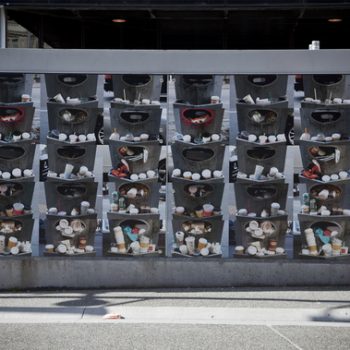 Image of: Coffee Consumption on Robson Street Art Installation by Mia Ikeda