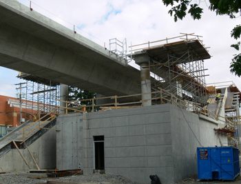 A look at Marine Station from the East.