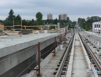 The outbound platform from track level.