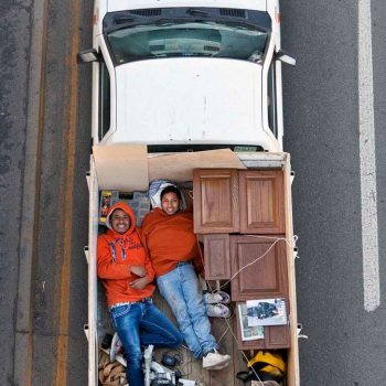 Image of: Waterfront Station: Carpoolers Art Installation by Alejandro Cartagena