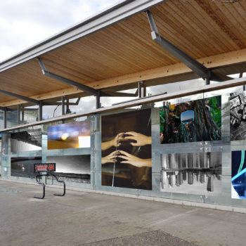 Image of: In Transit Art Installation by Arts Umbrella Students 