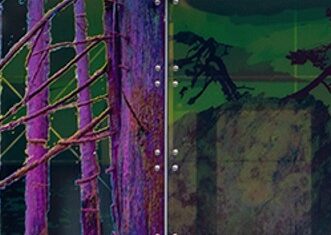 Photo: of an art installation called Landmark: Sequoia Symbiosis